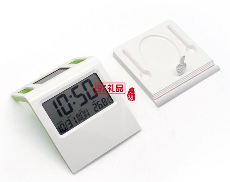 太陽能鬧鐘 創(chuàng)意可愛時(shí)鐘