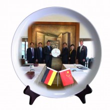 商務(wù)禮品  會(huì)議禮品 陶瓷盤擺件 政府會(huì)議禮品定制