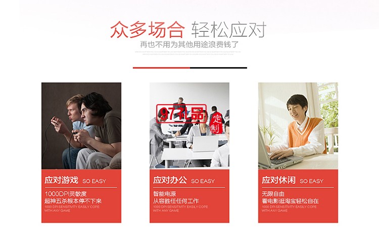 雷柏?zé)o線鼠標  廣告鼠標 齊魯制藥定制案例