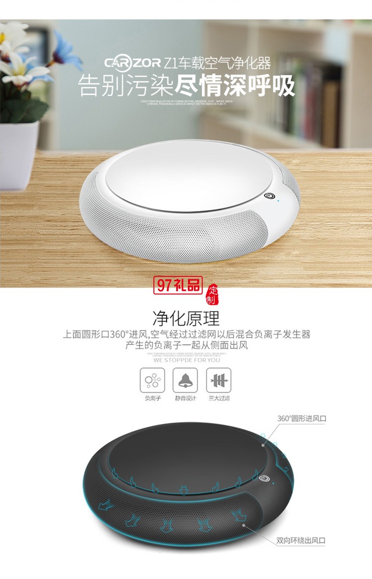 中國(guó)郵政儲(chǔ)蓄銀行定制車載凈化器