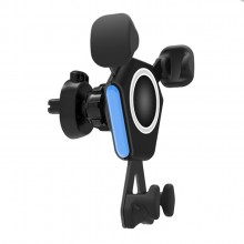 車(chē)載無(wú)線充電器支架重力支架 手機(jī)無(wú)線充導(dǎo)航支架出風(fēng)口充電支架