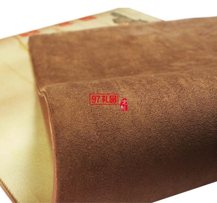 中國風特色禮品絲綢桌墊高檔長鼠標墊