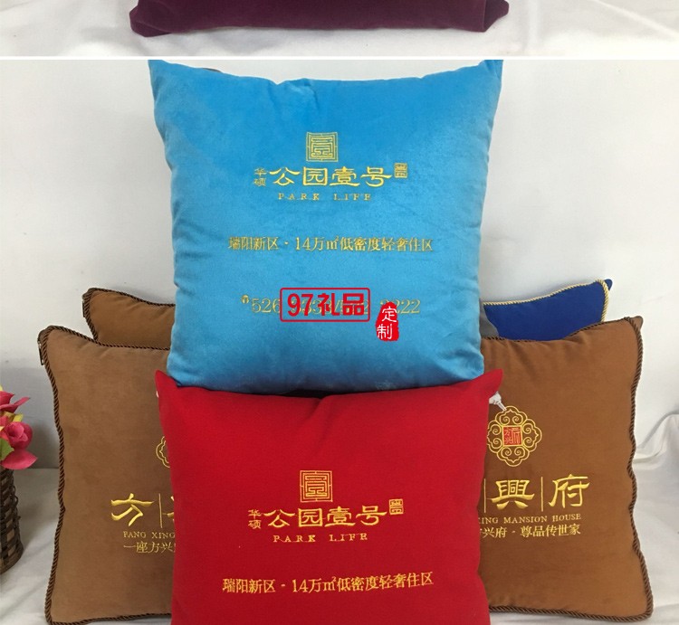汽車禮品定制抱枕，抱枕被案例