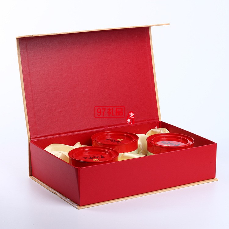 寧夏華盛龍環(huán)?？萍及咐?三罐500g裝 枸杞禮品盒套裝定制 