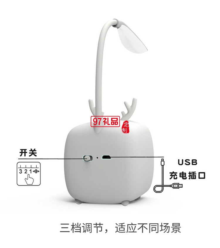 LED燈七彩氛圍桌面燈臥室床頭小夜燈護眼閱讀燈學(xué)習(xí)燈