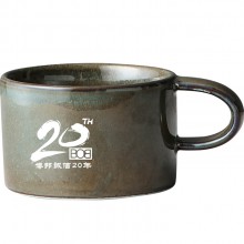 日式復(fù)古陶瓷杯咖啡杯禮品杯子定制
