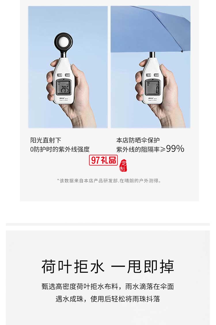 迷你口袋傘黑膠折疊晴雨傘  五折6骨防曬遮陽(yáng)