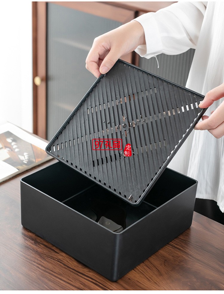 新品創(chuàng)意陶瓷便攜旅行茶具套裝茶盤(pán)皮包戶(hù)外一壺四杯 可定制logo