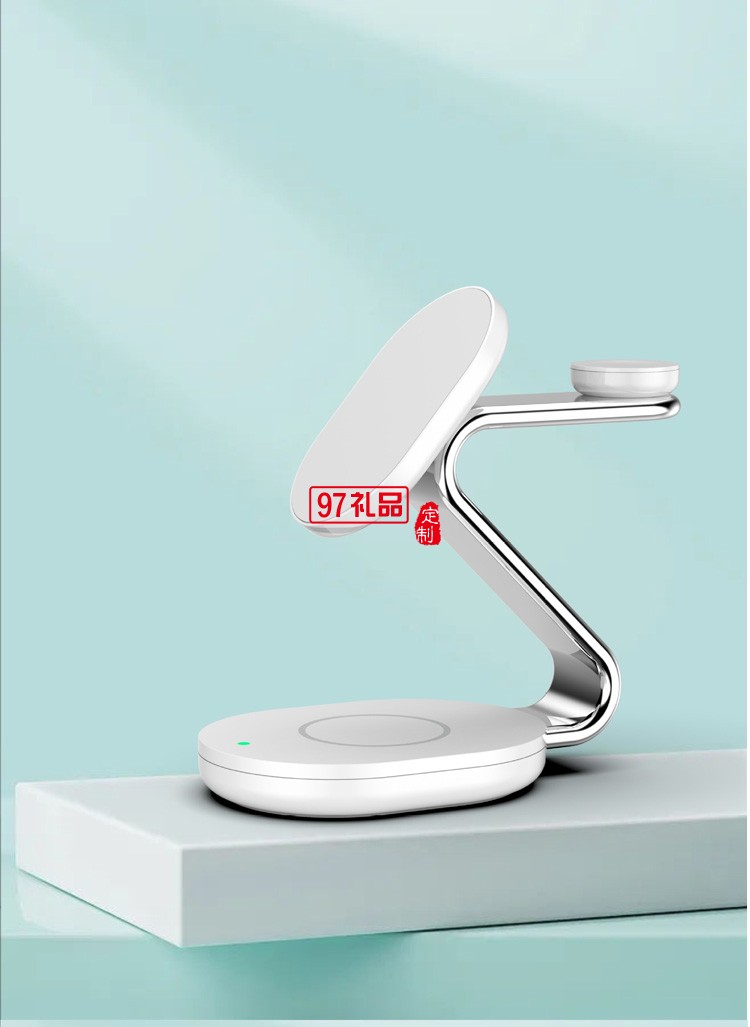 私模新款三合一磁吸立式支架無(wú)線(xiàn)充電器