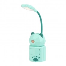 USB充電兒童學(xué)生宿舍閱讀護(hù)眼小夜燈創(chuàng)意卡通抽屜收納LED臺燈