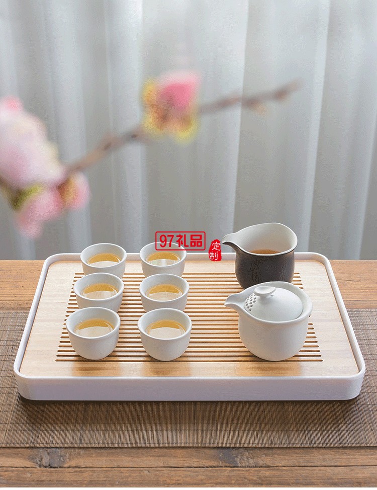 小茶盤竹制托盤儲水式長方形實(shí)木重竹日式簡約干泡臺竹子茶臺