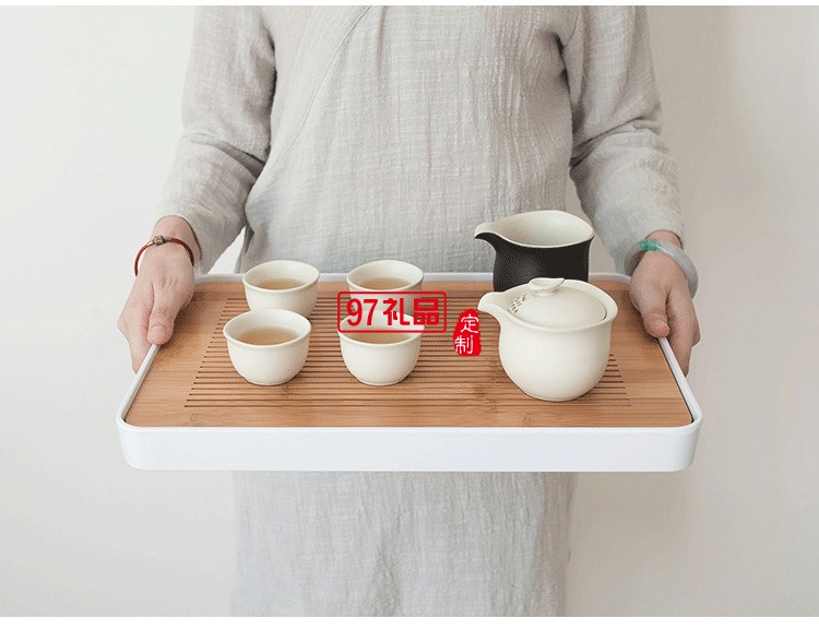 小茶盤竹制托盤儲水式長方形實(shí)木重竹日式簡約干泡臺竹子茶臺