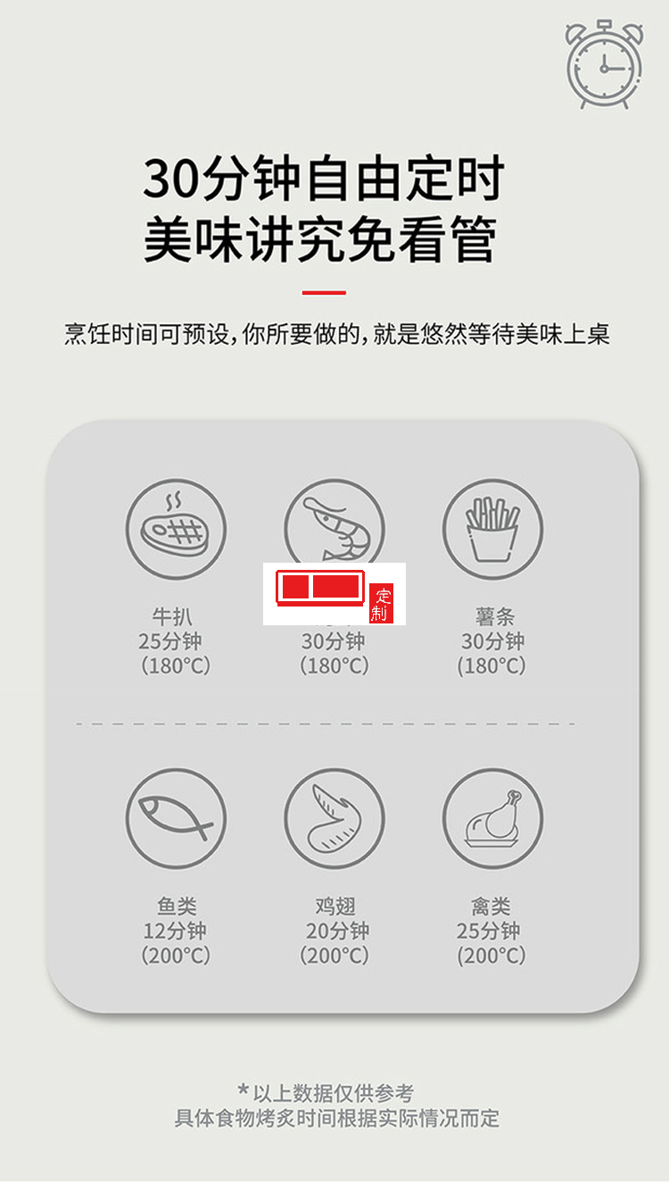 空氣炸鍋新款烤箱大容量智能無(wú)油小多功能全自動(dòng)電一體機(jī)定制公司廣告禮品