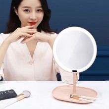 WOPOW 沃品 TD11自動感應(yīng)化妝鏡 補光鏡可旋轉(zhuǎn)定制公司廣告禮品